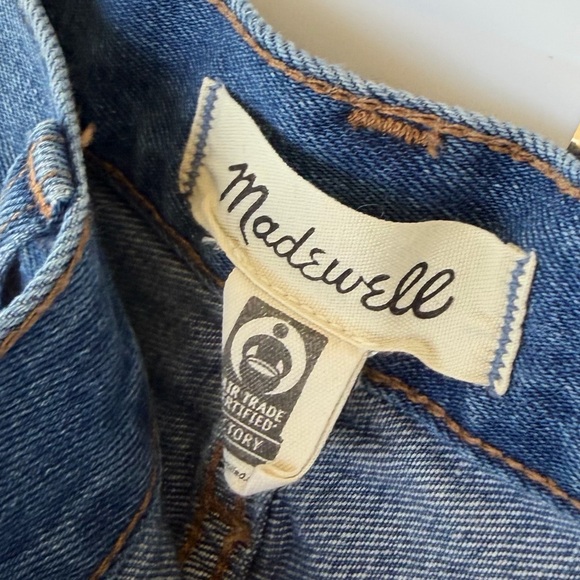 Madewell Perfect Vintage Wide Leg Crop Jeans Floral Size 27 - Picture 9 of 11